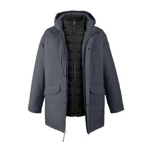 CORE365 Inspire 3-in-1 Jacket with Insulated Liner / Carbon/ Black